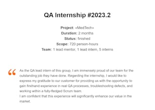 Mentorpiece software testing school gallery image