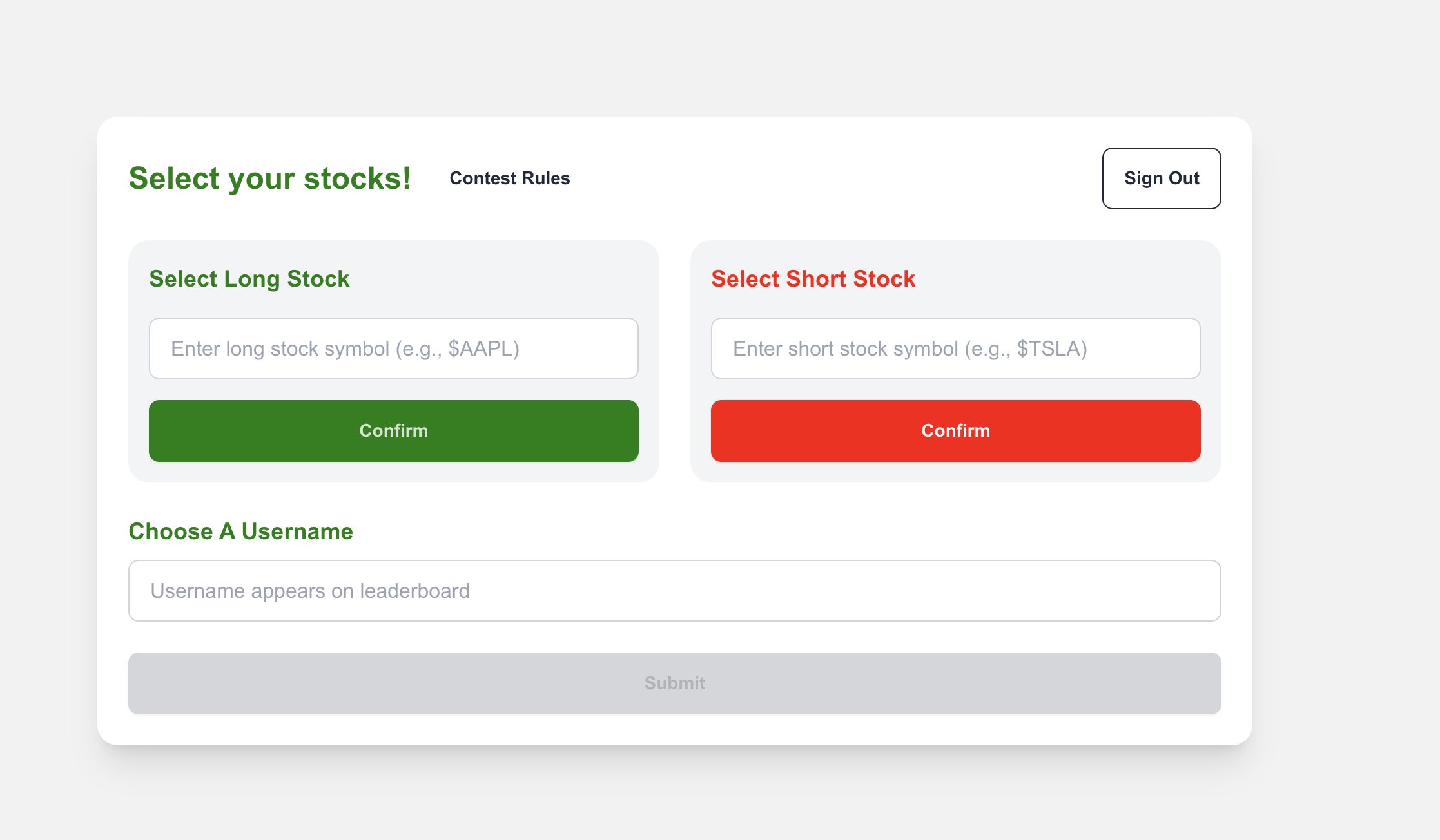 Annual Long Short Contest - free stock picking contest media 2