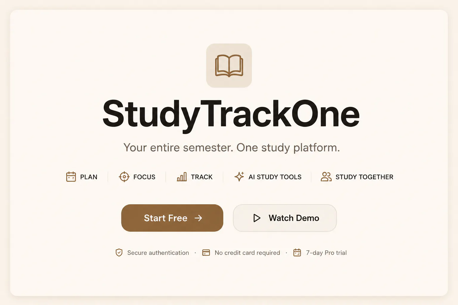 StudyTrackOne gallery image