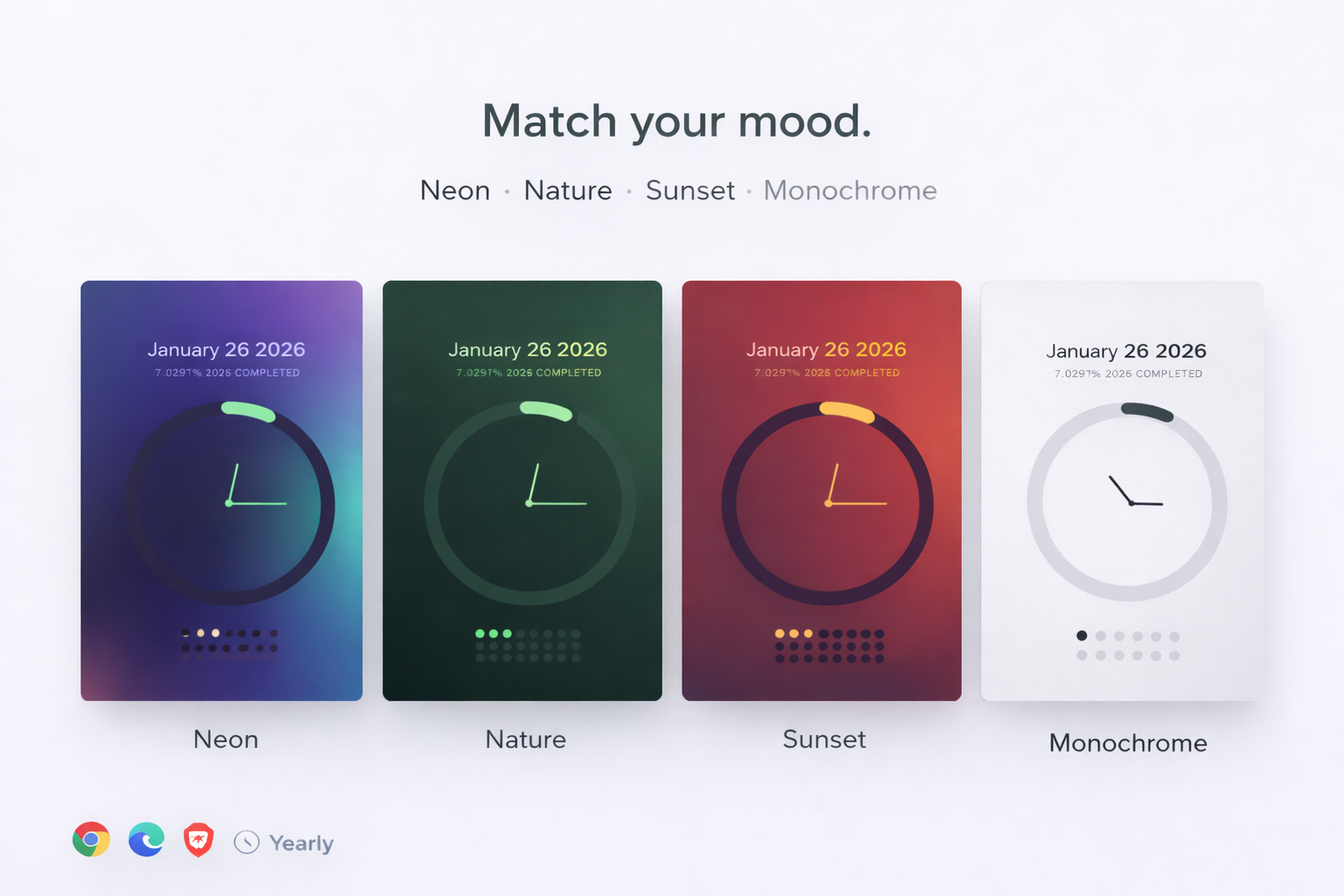 Yearly: Visual Year Progress gallery image
