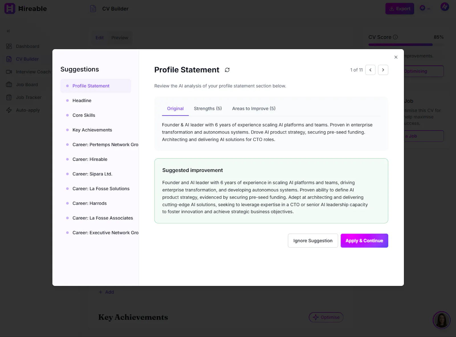 Hireable screenshot 4