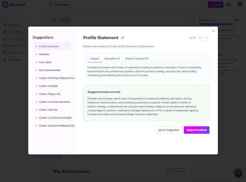Hireable screenshot 4