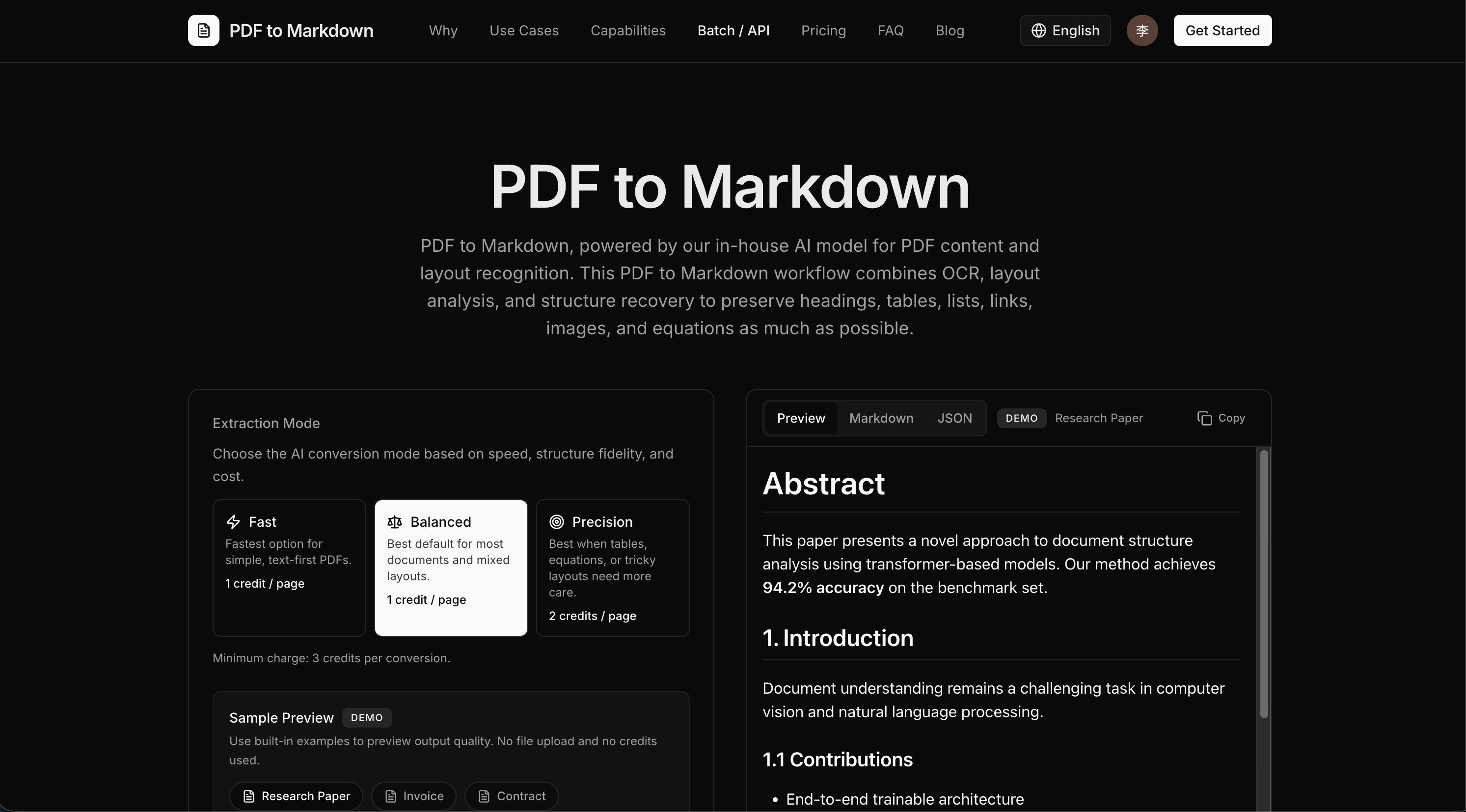 PDF to Markdown gallery image
