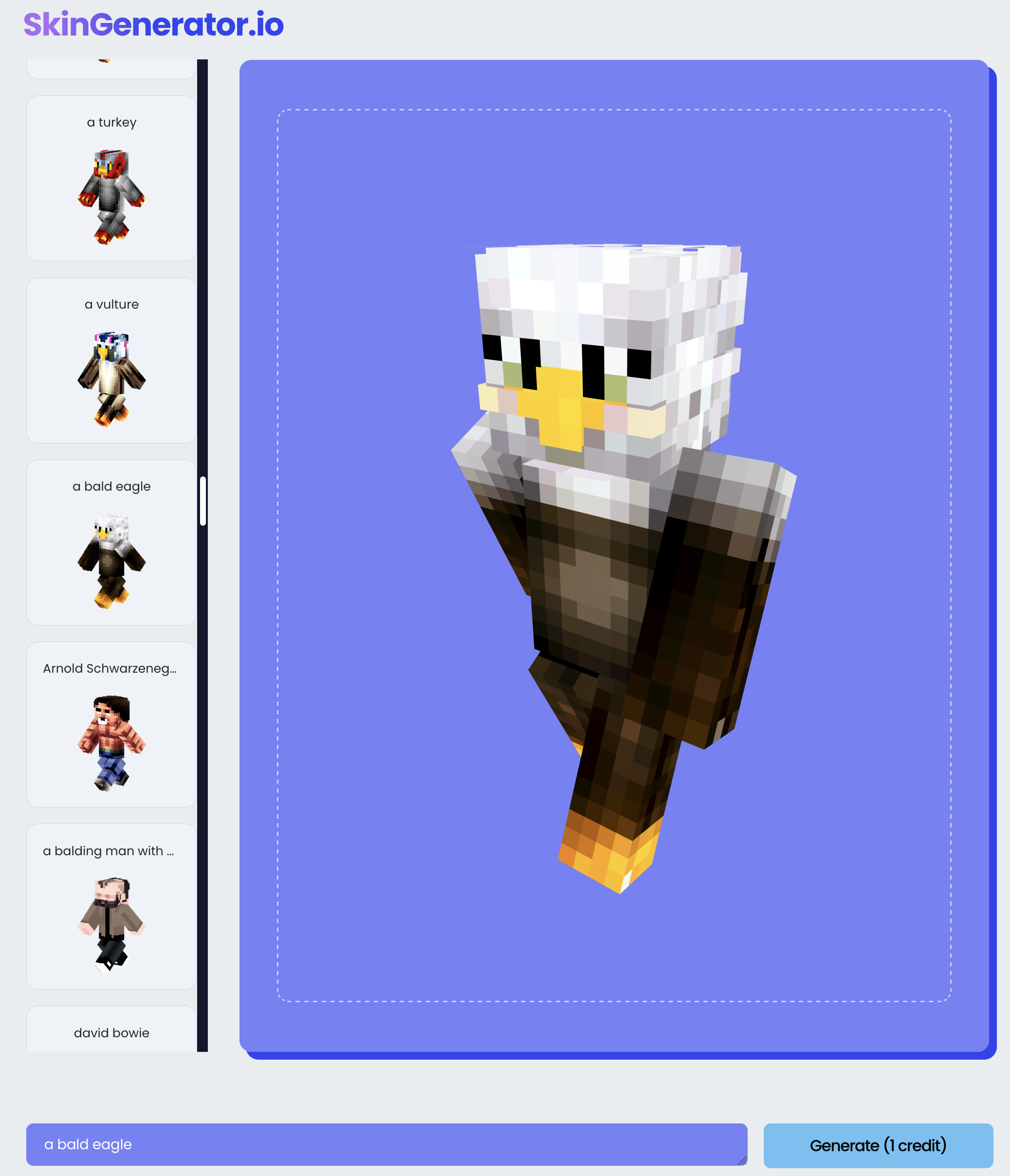 Minecraft Skin Generator