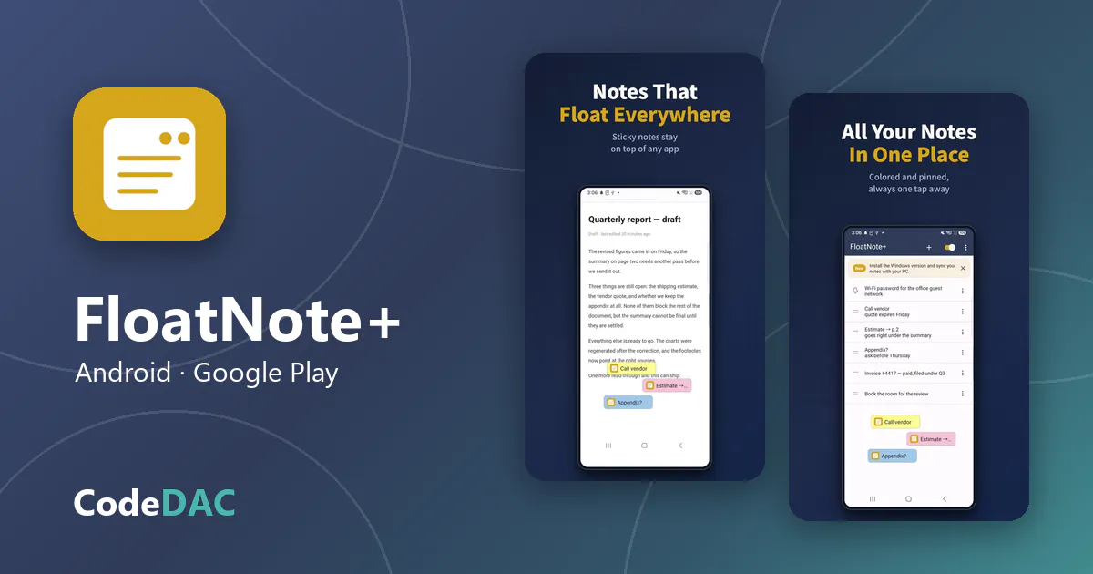 FloatNote+ gallery image