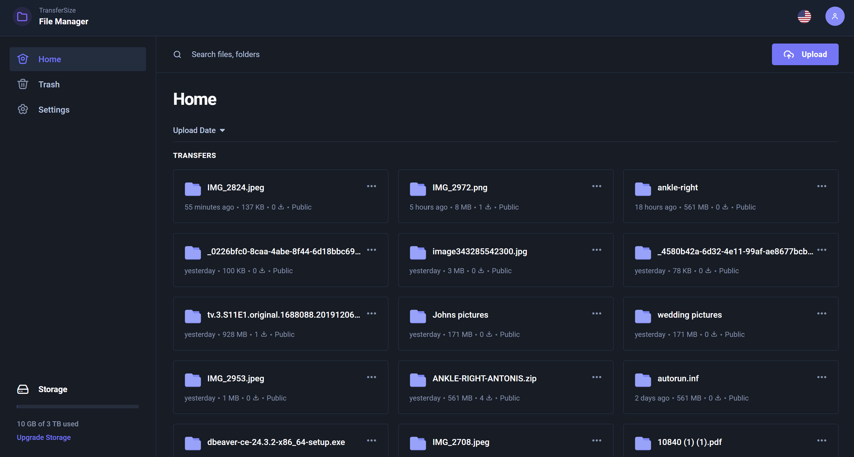 トランスファー化 - 無料で高速な転送 - 最大50GBのファイル転送無料で転送しますメディア3