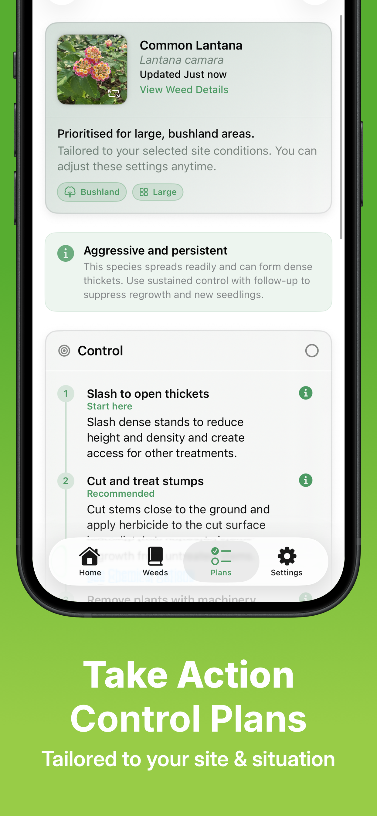 WeedScout - Weed Identifier - Screenshot 2 showing product features and functionality
