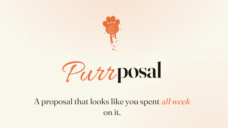 Purrposal screenshot 1