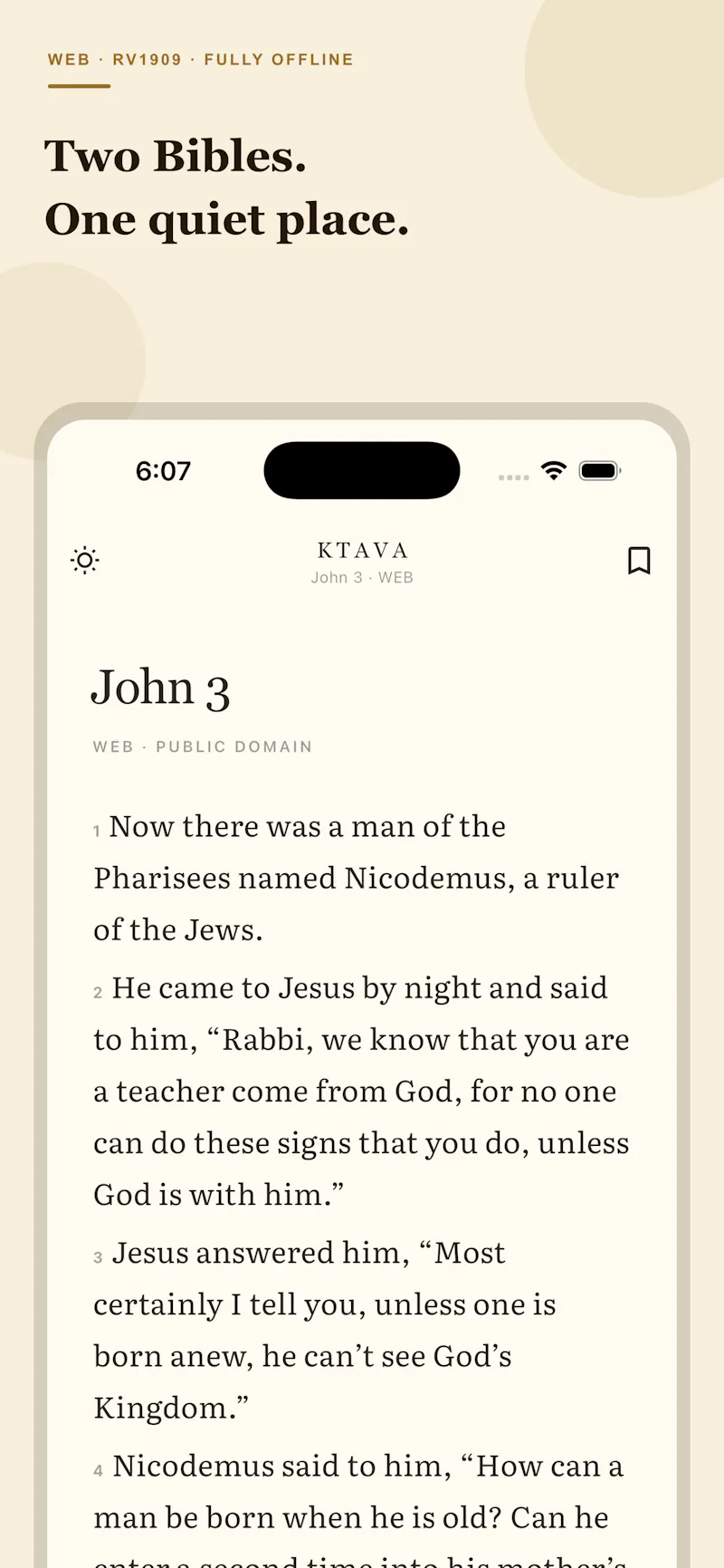 KTAVA Bible screenshot 1