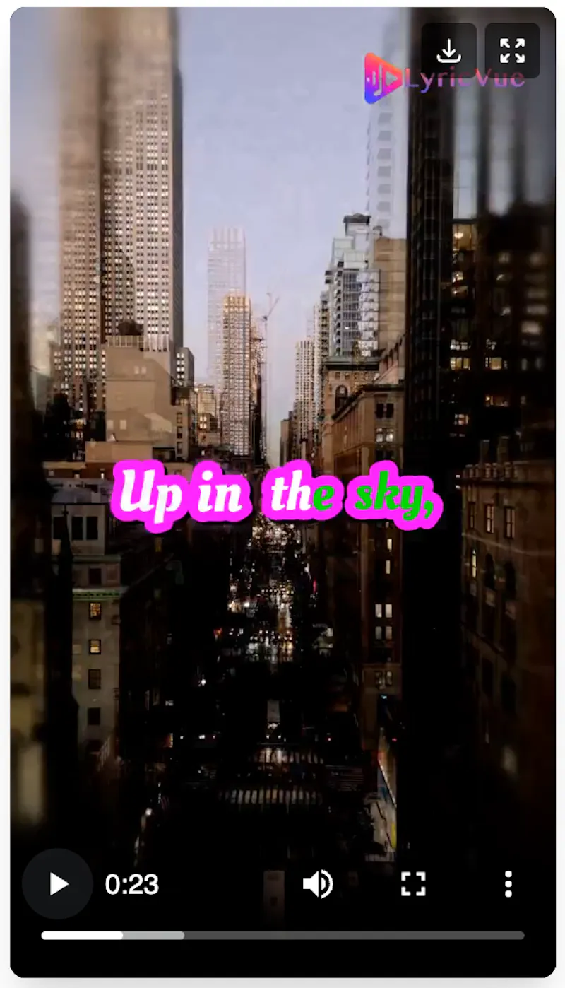LyricVue screenshot 1