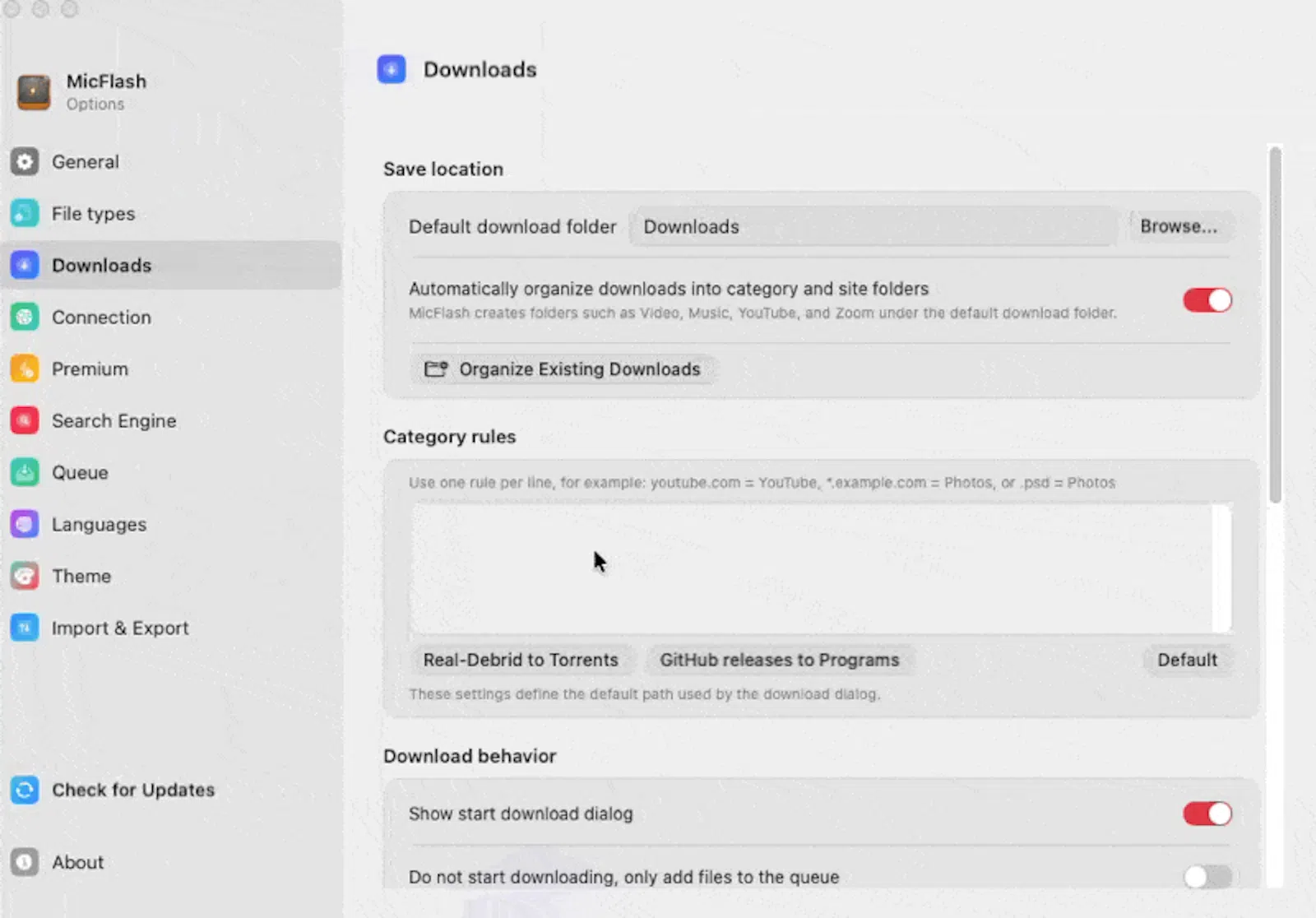 MicFlash Download Manager screenshot 7