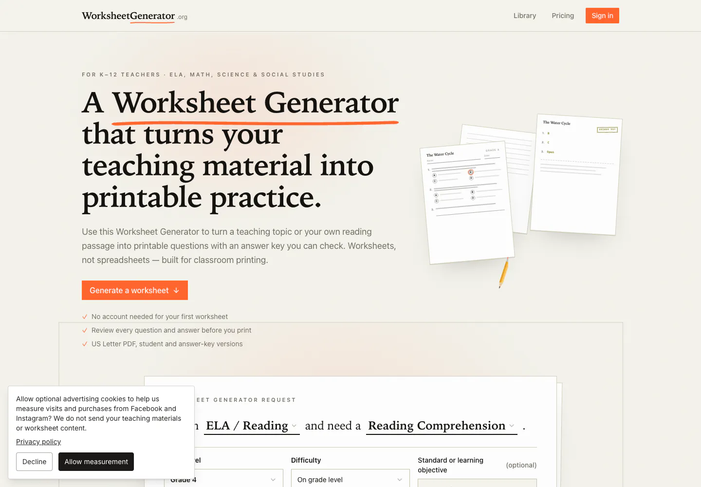 WorksheetGenerator.org gallery image
