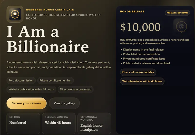 I Am a Billionaire screenshot 1