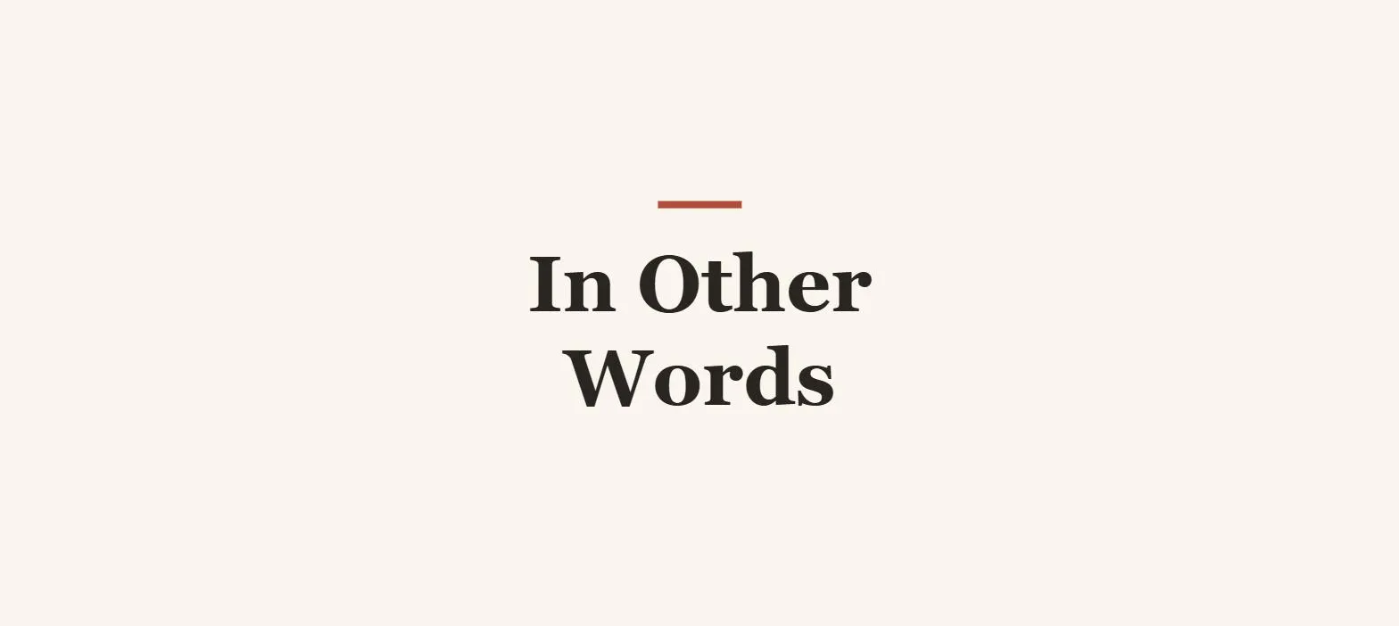 In Other Words logo