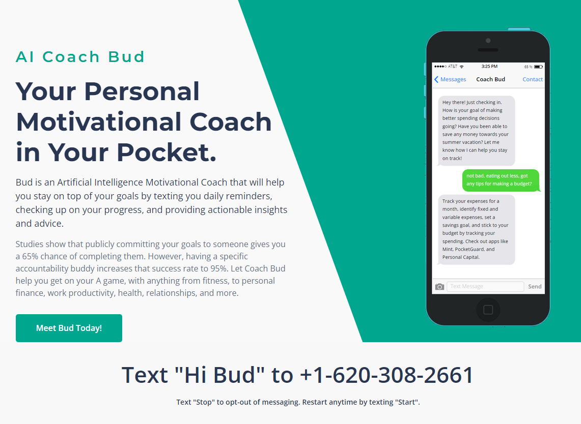 AI Coach Bud