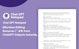 ChatGPT Notepad  media 1