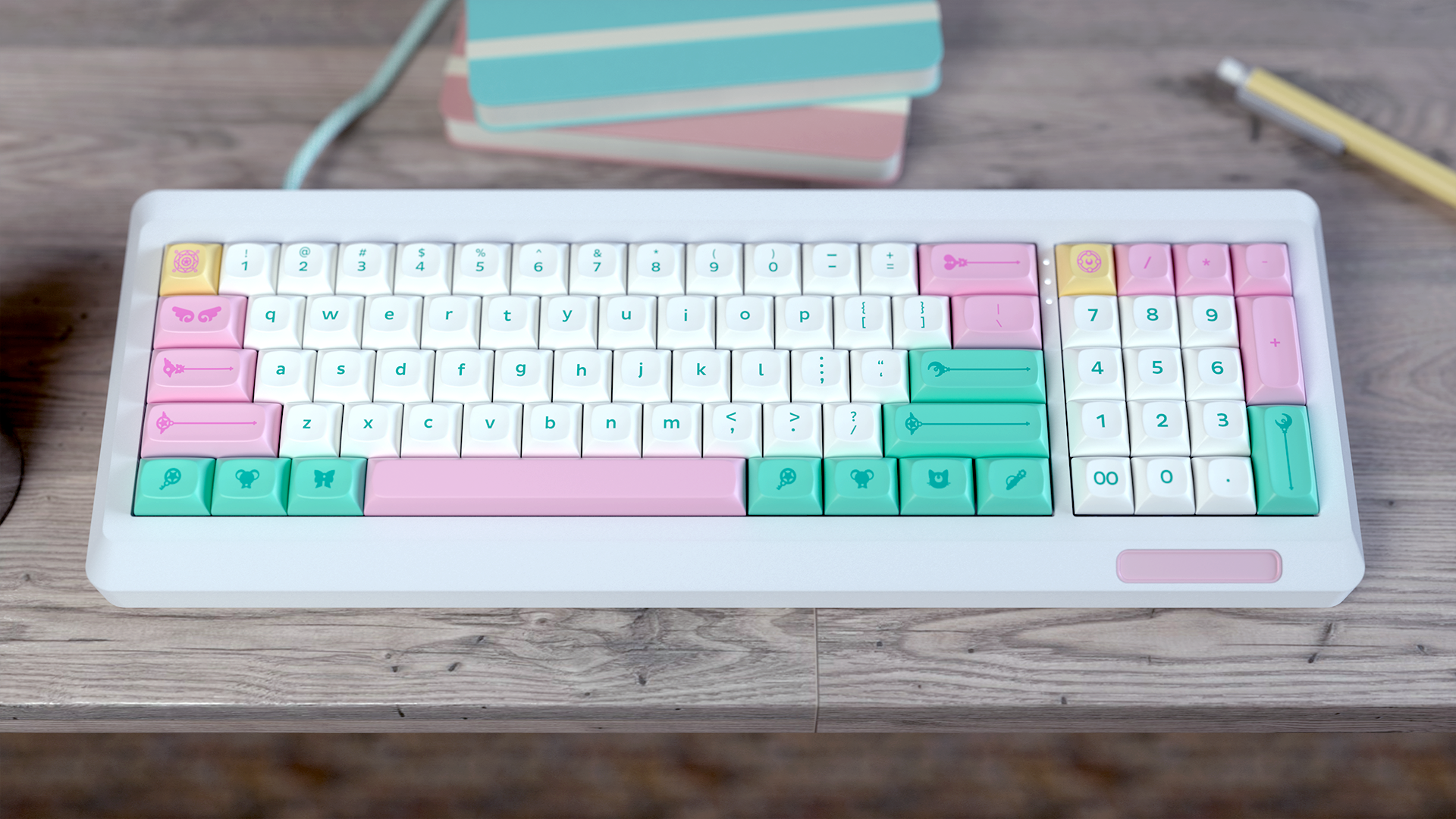 Pastel Keycaps Set DSA Magic Girl Reviews Pros & Cons 2024 Product Hunt