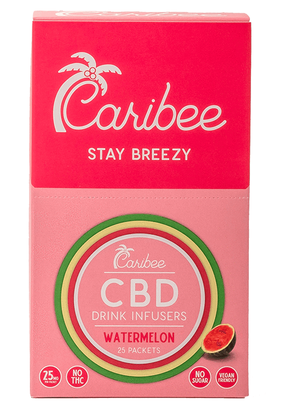 Watermelon CBD Drink Mixes | Caribee CBD gallery image