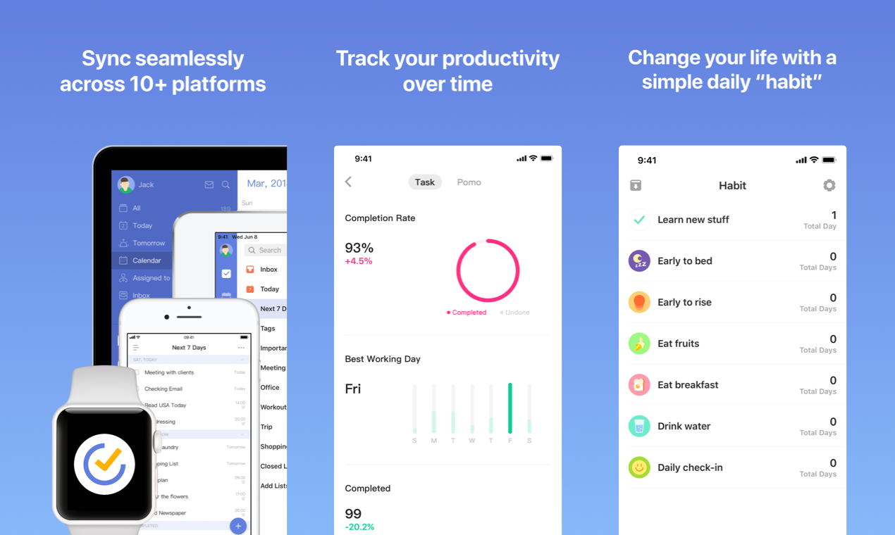 TickTick 5.0 gallery image
