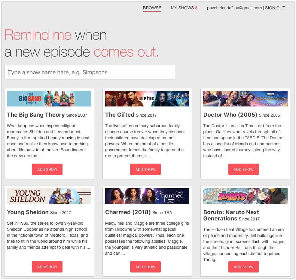 Episode Mailer gallery image