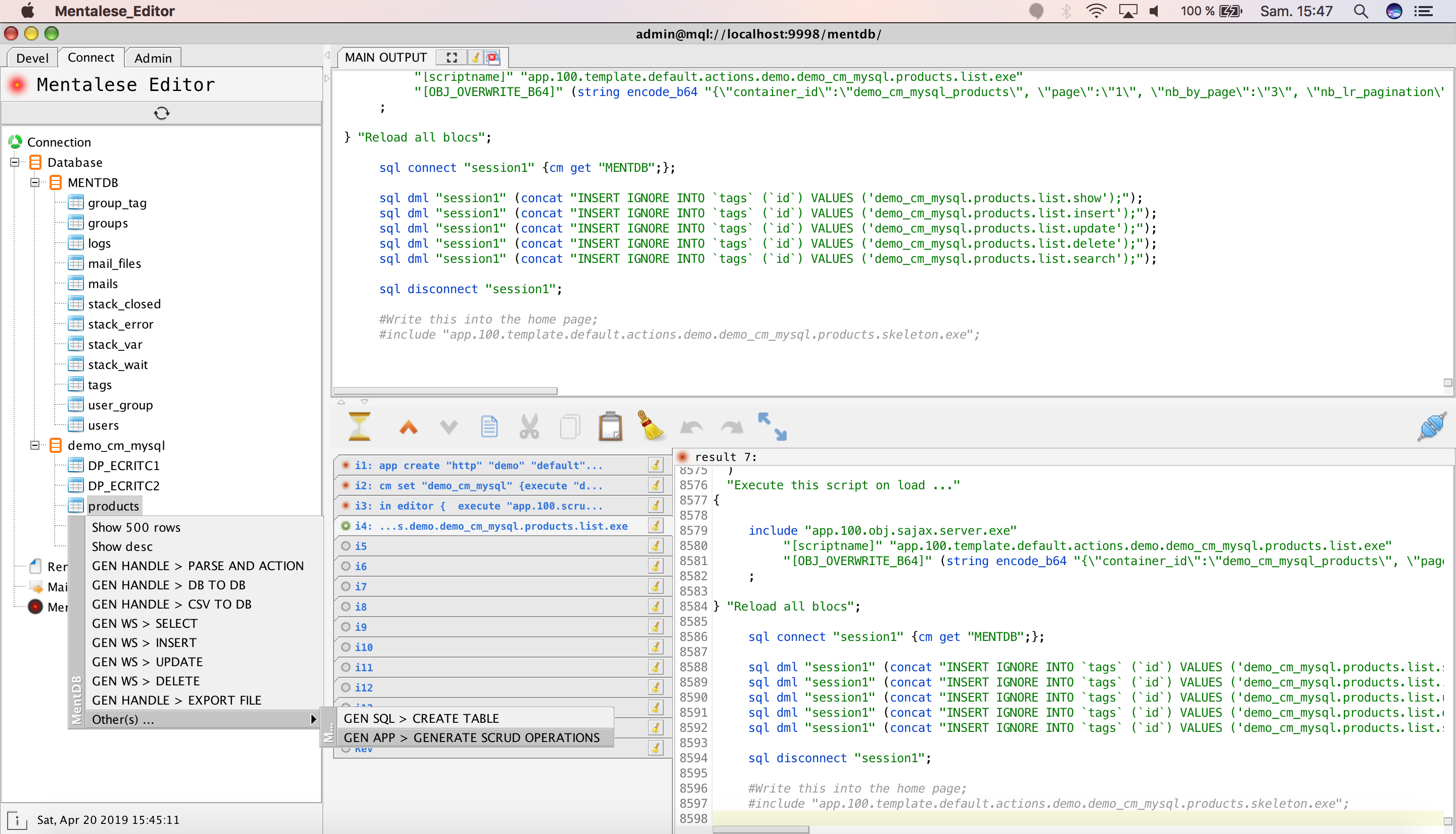 MentDB gallery image