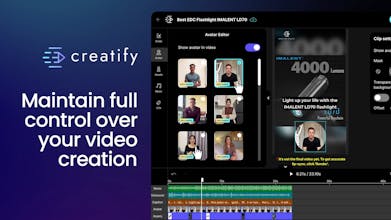 Dites au revoir aux agences coûteuses et incertaines grâce à la production vidéo automatisée de Creatify AI.