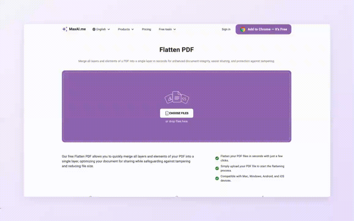 Aplanar pdf - Transformar PDF complejos en documentos simples y planos al instante media 6