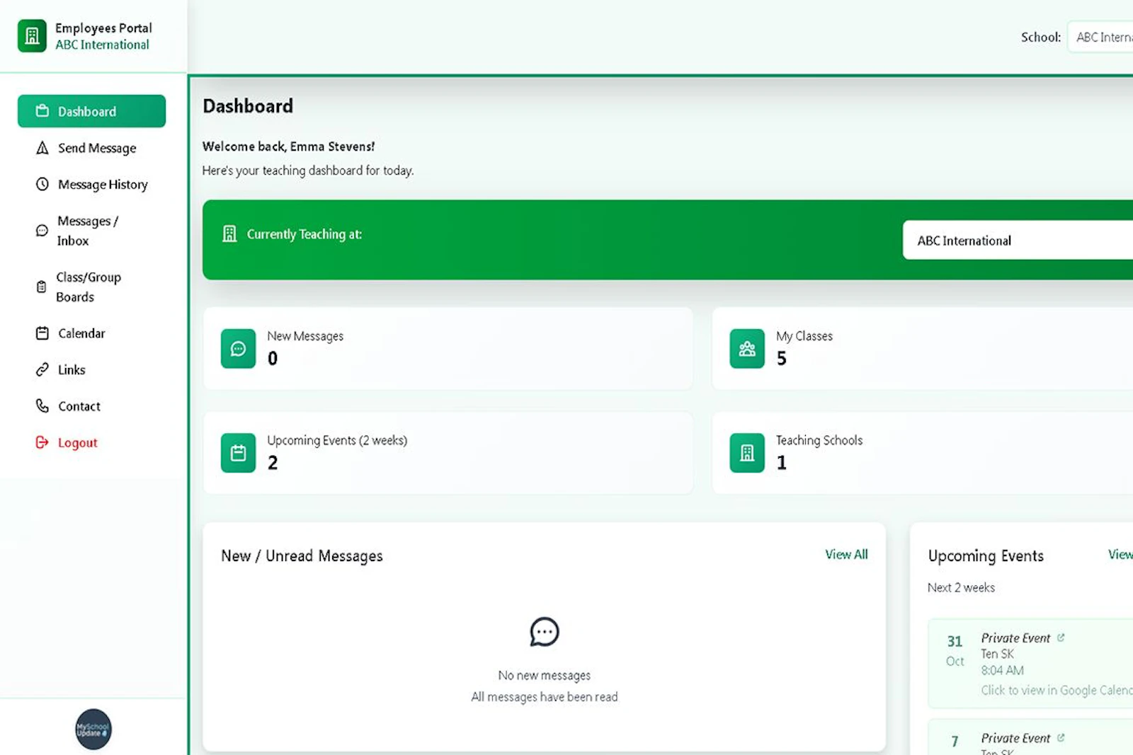 MySchoolUpdate screenshot 4