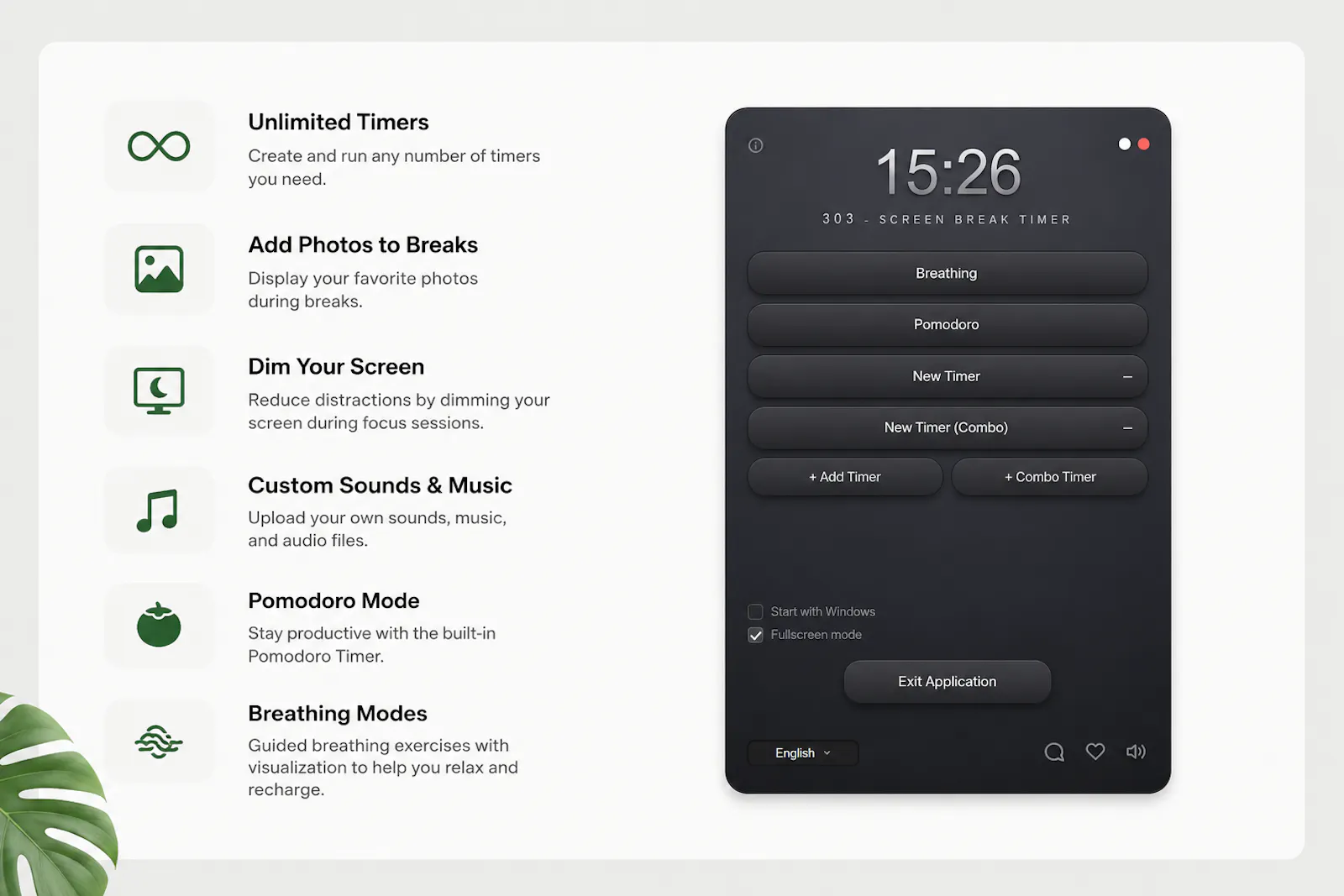 303 Screen Break Timer screenshot 1