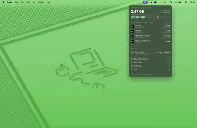 TidyDisk screenshot 1 (video preview)