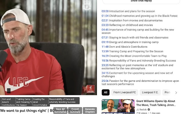 Timestamp des chapitres YouTube media 4
