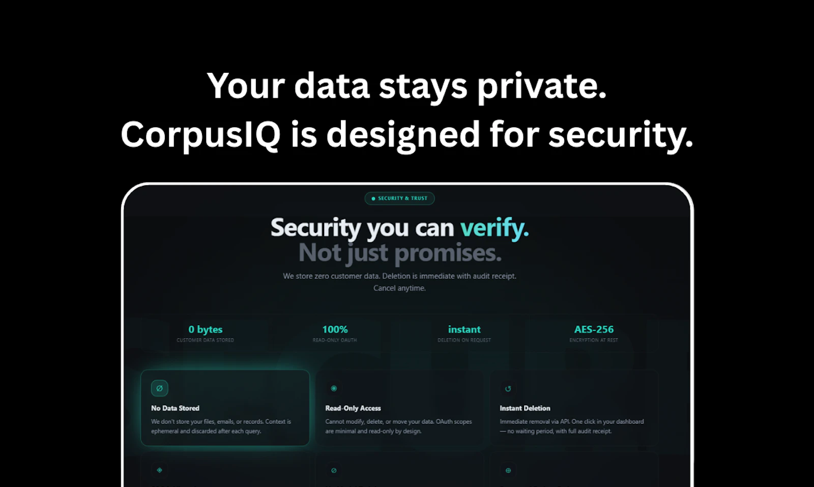 CorpusIQ — Private AI for Business data screenshot 5