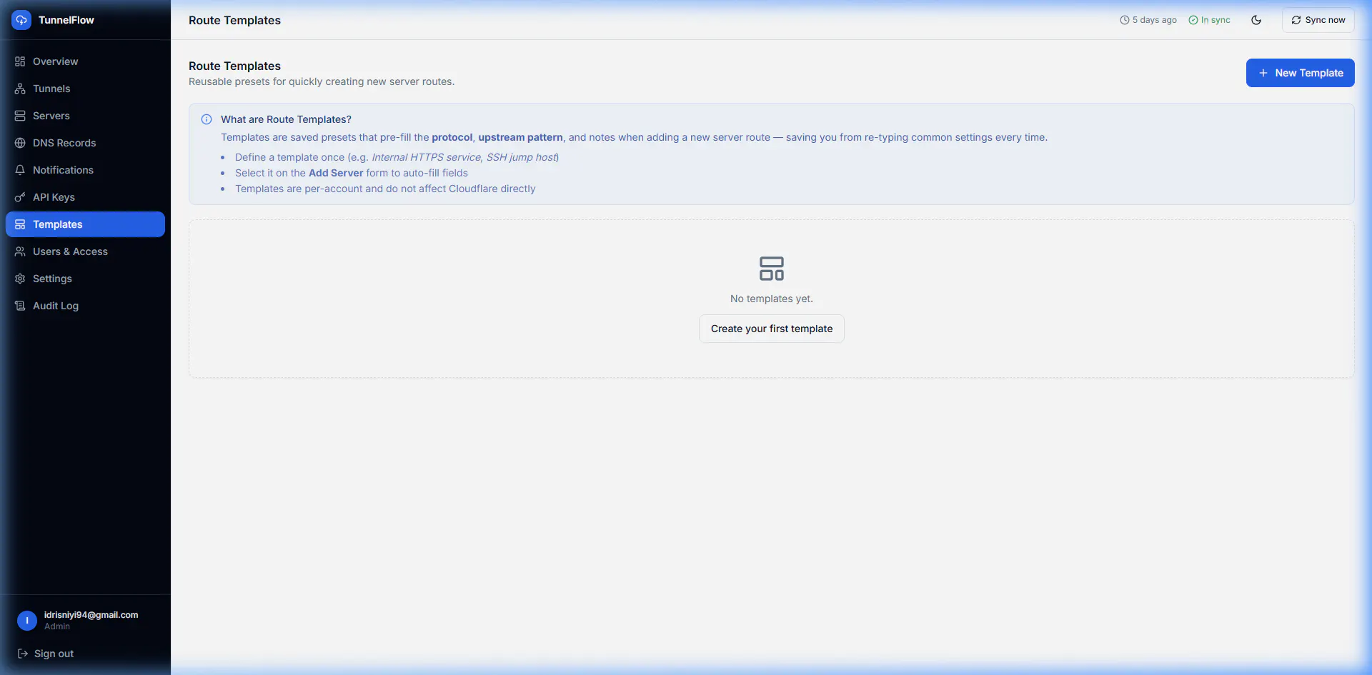 TunnelFlow — Cloudflare Tunnel Manager gallery image