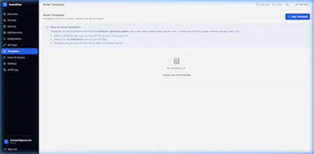 TunnelFlow — Cloudflare Tunnel Manager gallery image