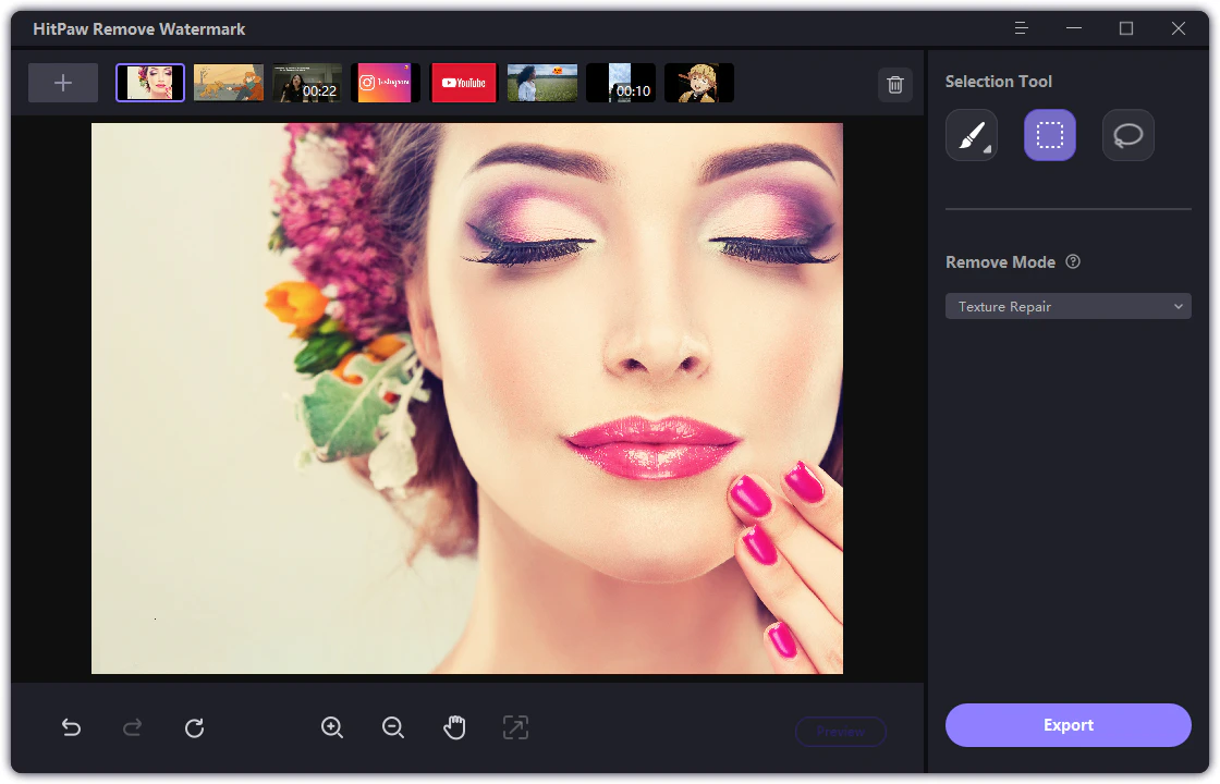 Hitpaw Edimakor — screenshot 1 showing tool features and UI