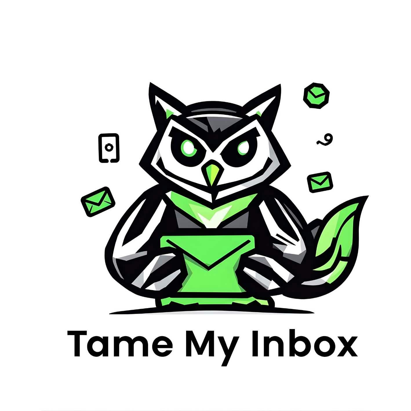 Tame My Inbox - Product Hunt launch logo and brand identity