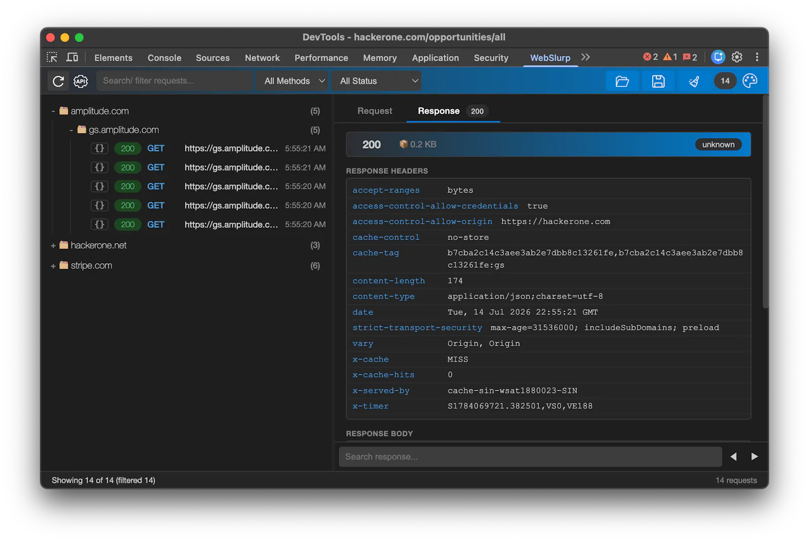 WebSlurp screenshot 1