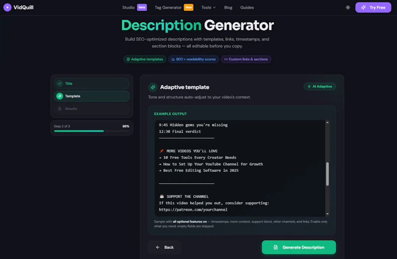 VidQuill 2.0 screenshot 5
