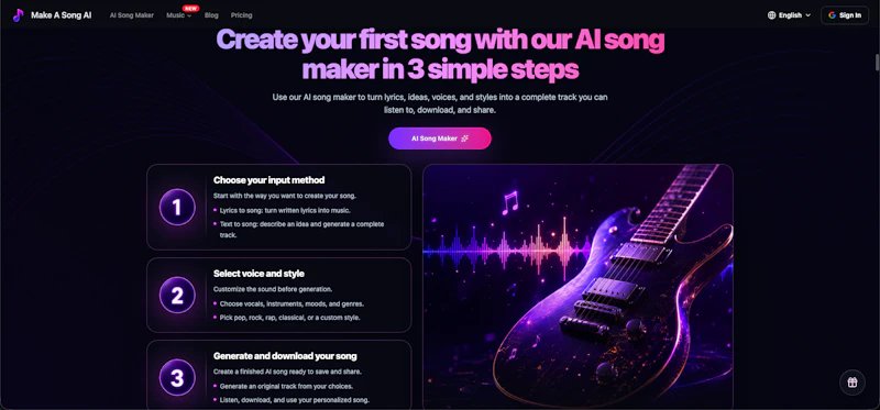 Make A Song AI screenshot 4