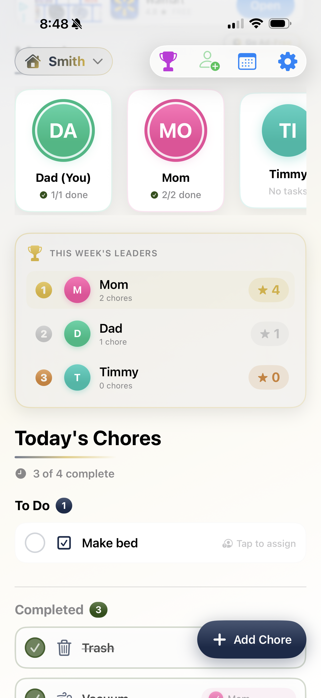 Chore Conductor - Screenshot 2 showing product features and functionality