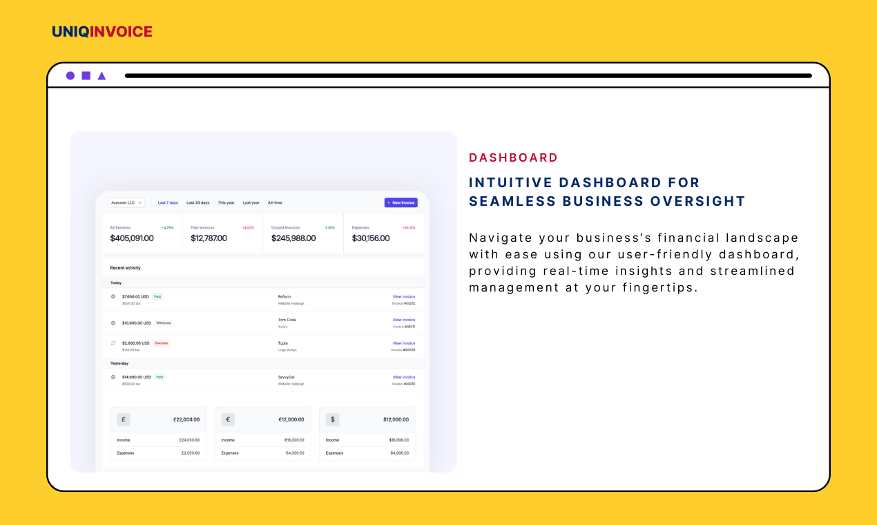 UniqInvoice gallery image