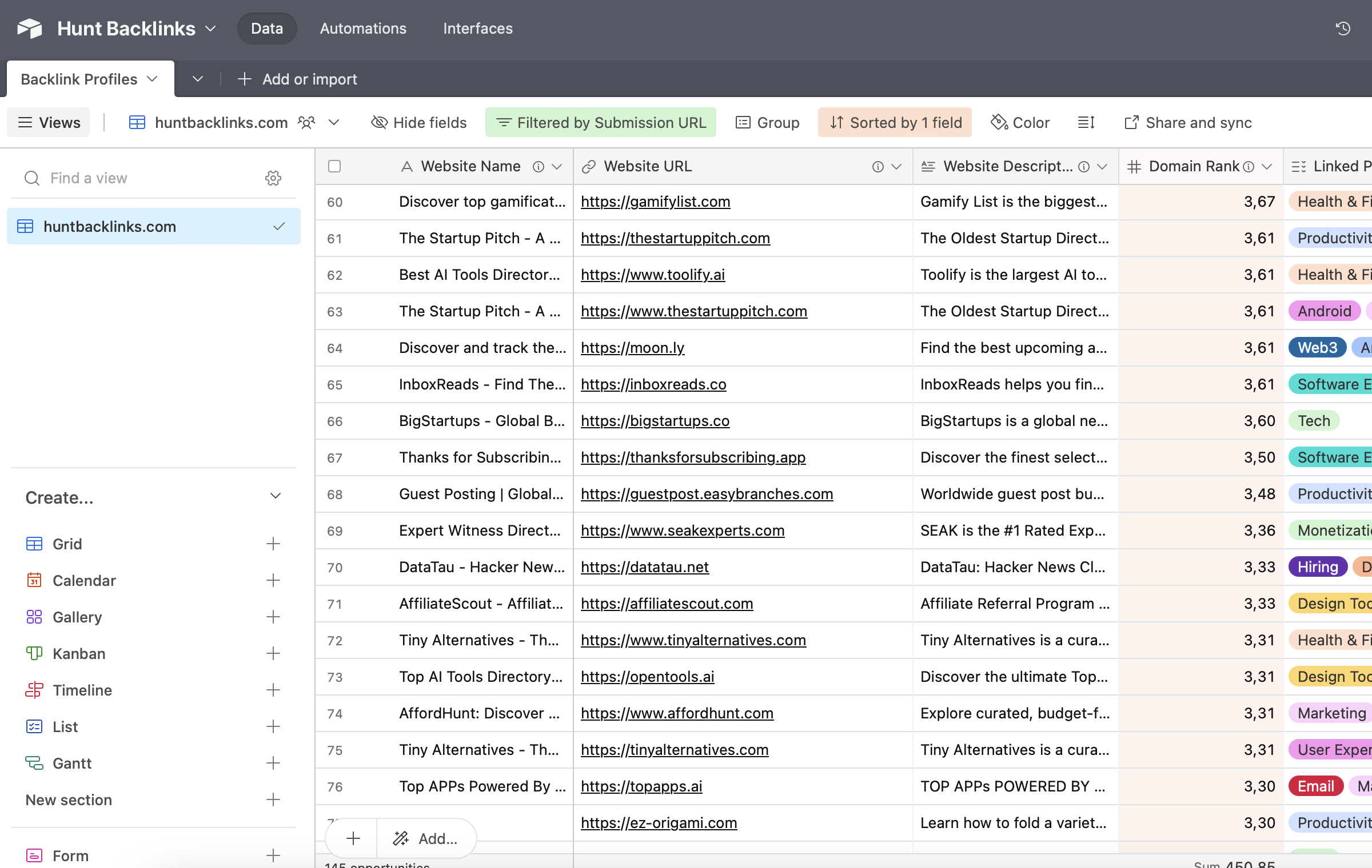 Hunt Backlinks - Uncover the Backlink Profiles of Top Tech Products media 1