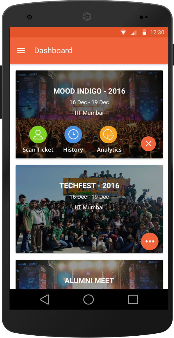 Entry Management App for College Events gallery image
