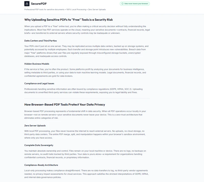 Secure PDF Browser screenshot 2