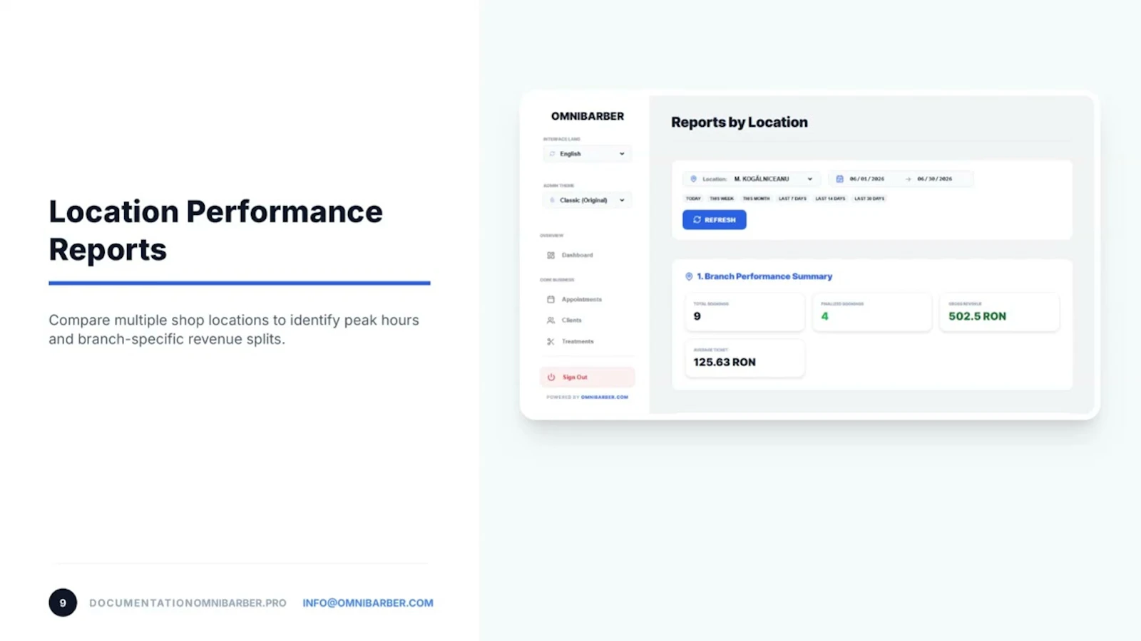 OMNIBARBER The Booking System you need screenshot 1 (video preview)