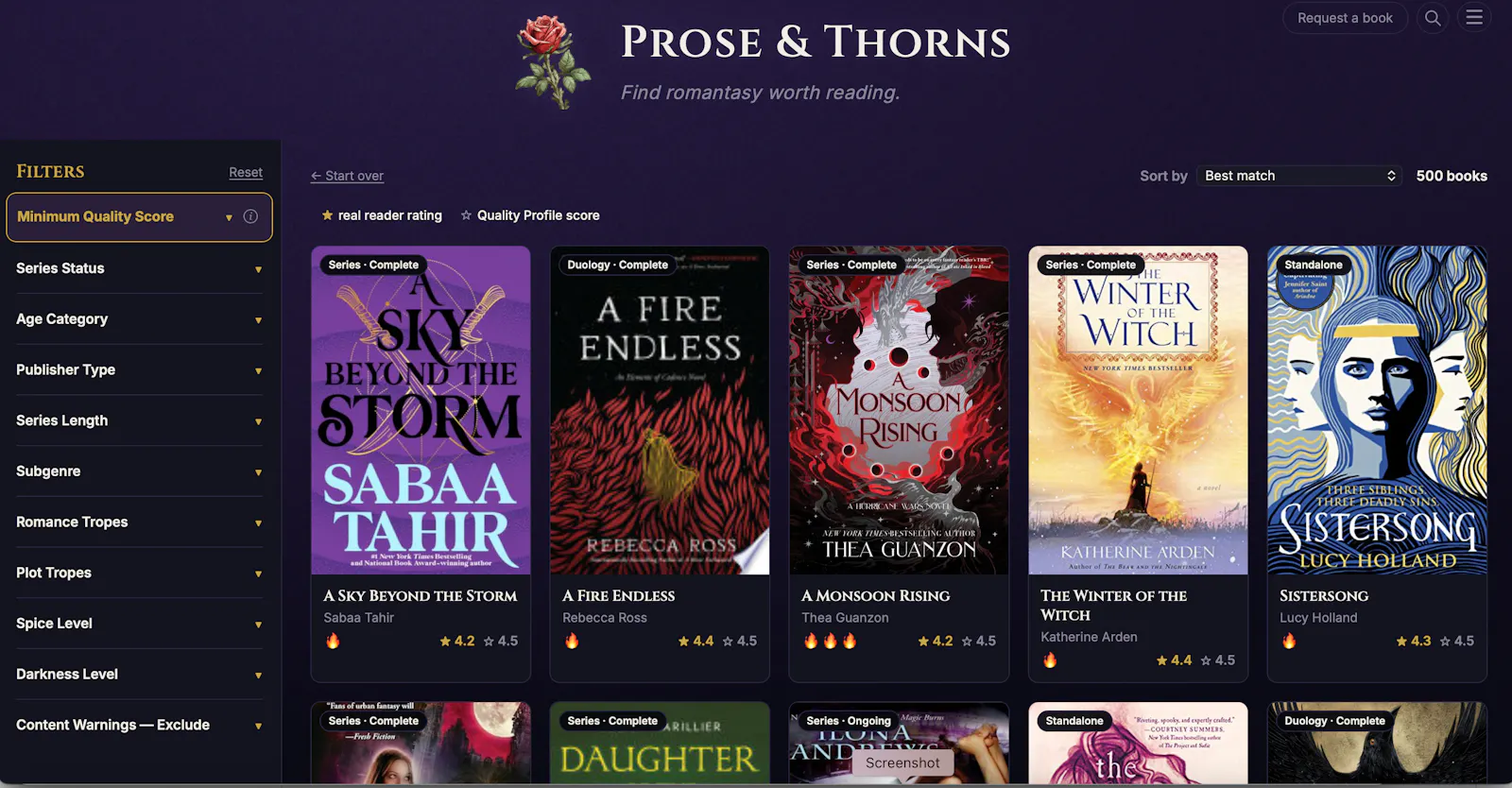 Prose & Thorns screenshot 6