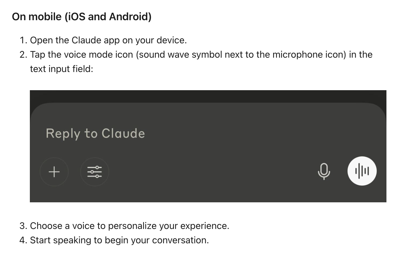 Claude Code Voice Mode gallery image