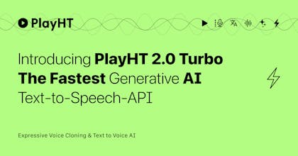 PlayHT-Turbo：革命性的语音克隆和口音复制功能，可实现精准的会话型 AI 文本转语音技术。