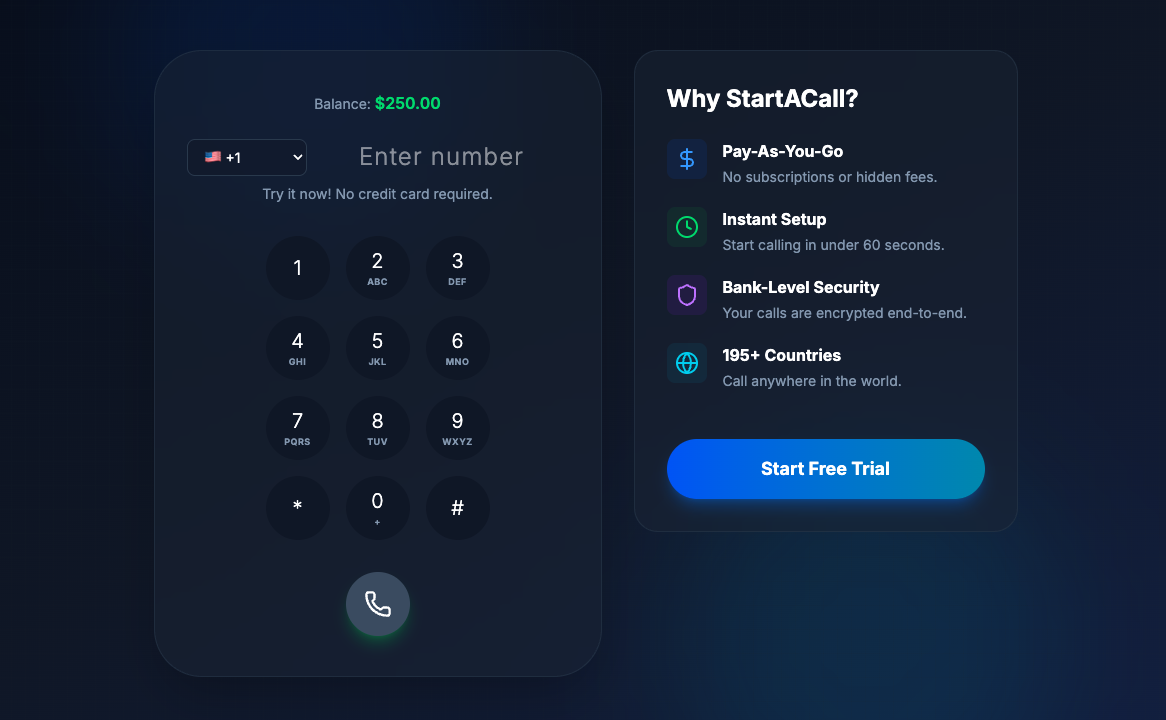 StartACall - Screenshot 2 preview