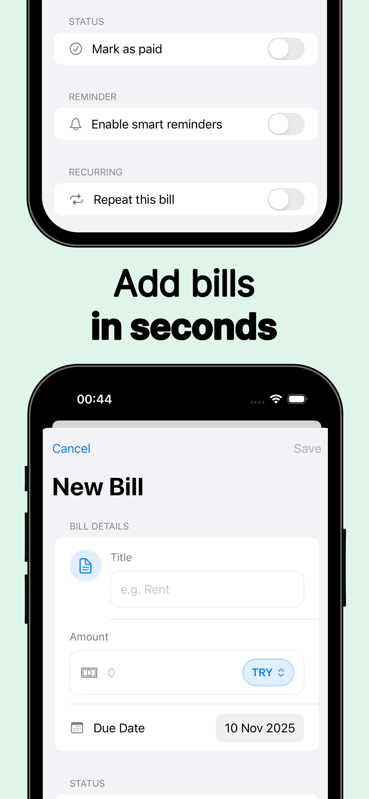 Bill Reminder & Tracker gallery image